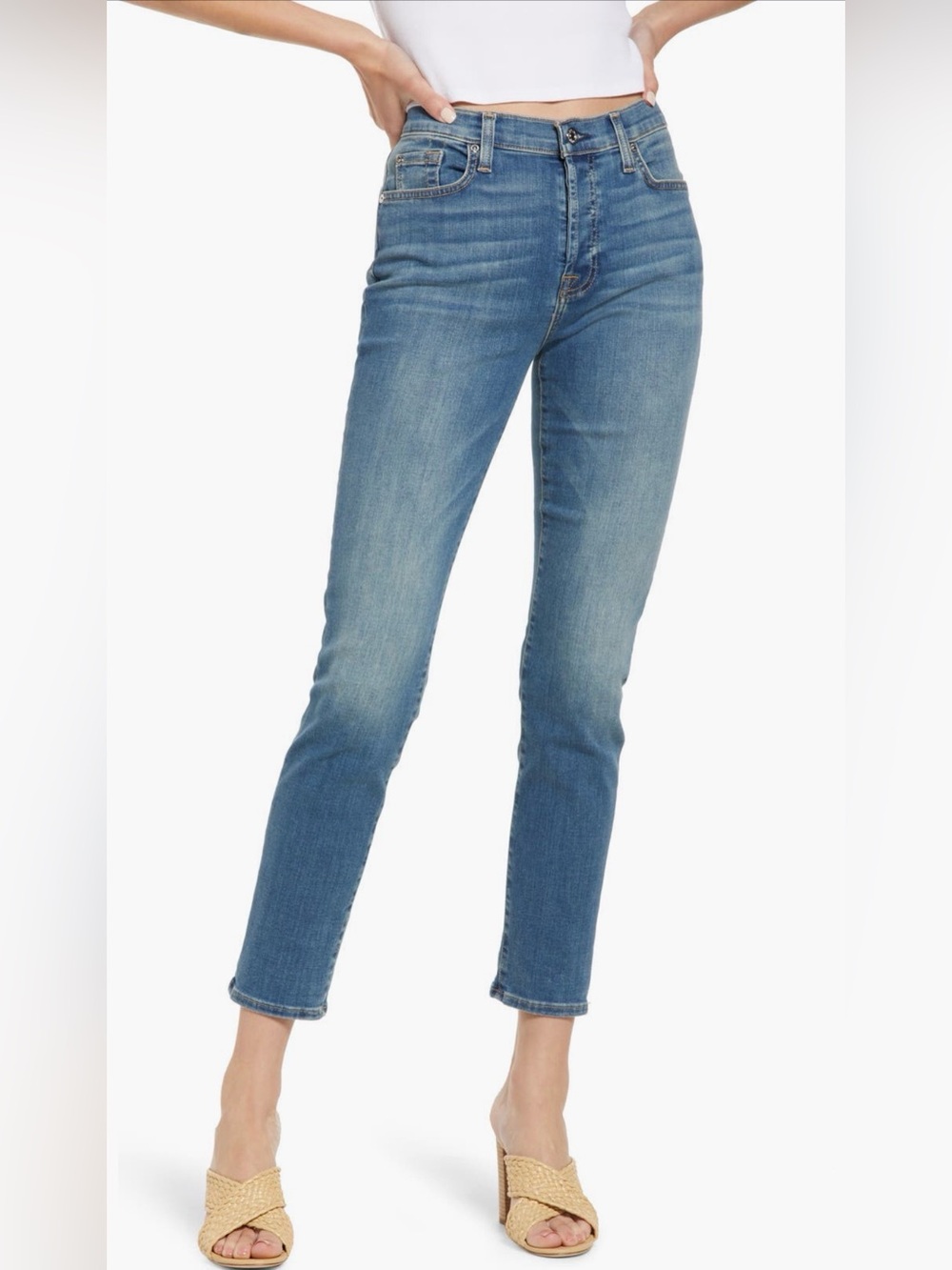 7 For All Mankind Josefina Crop Size 27
